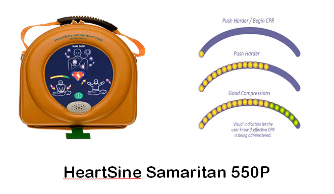 HeartSine Samaritan 550P Defibrillator