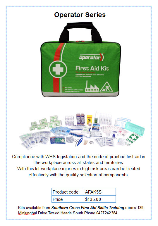 Tweed Heads First Aid - Operator First Aid Kits
